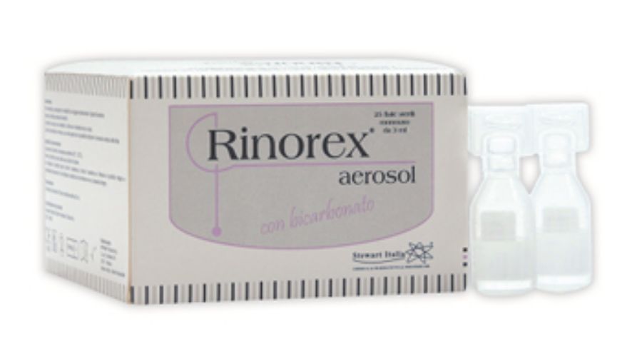 Stewart Italia Rinorex Aerosol Bicarbonato 25 Fiale Da 3ml