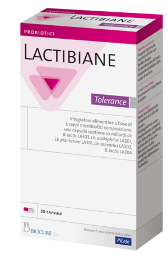 Biocure Lactibiane Tolerance 30 Compresse