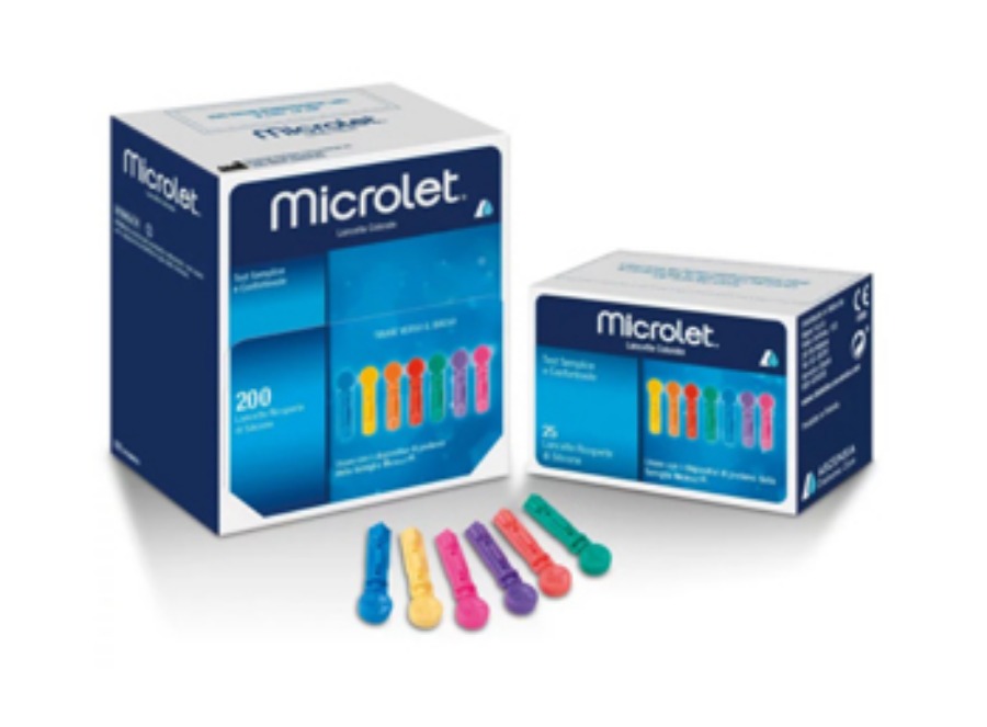 Ascensia Microlet Lancets 25 Lancette