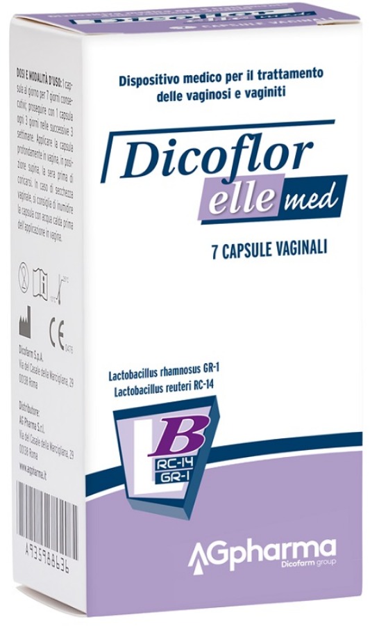 Ag Dicoflor Elle Med 7 Capsule Vaginali