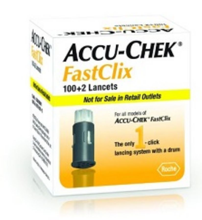 Roche Diabetes Accu-Chek Fastclix 100+2Lanc