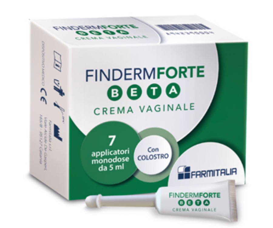 Farmitalia Finderm Forte Beta Crema Vaginale 7 Applicatori Monouso 5gr