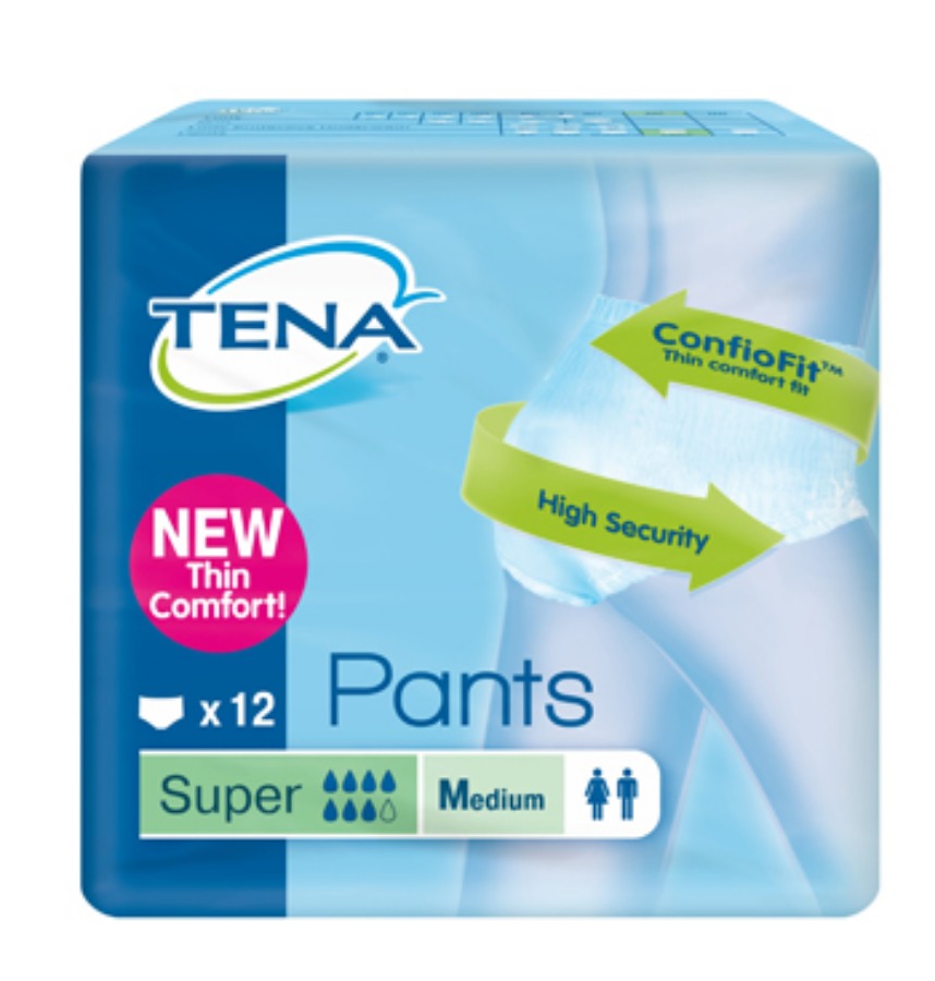 Tena Pants Super M New 12Pz