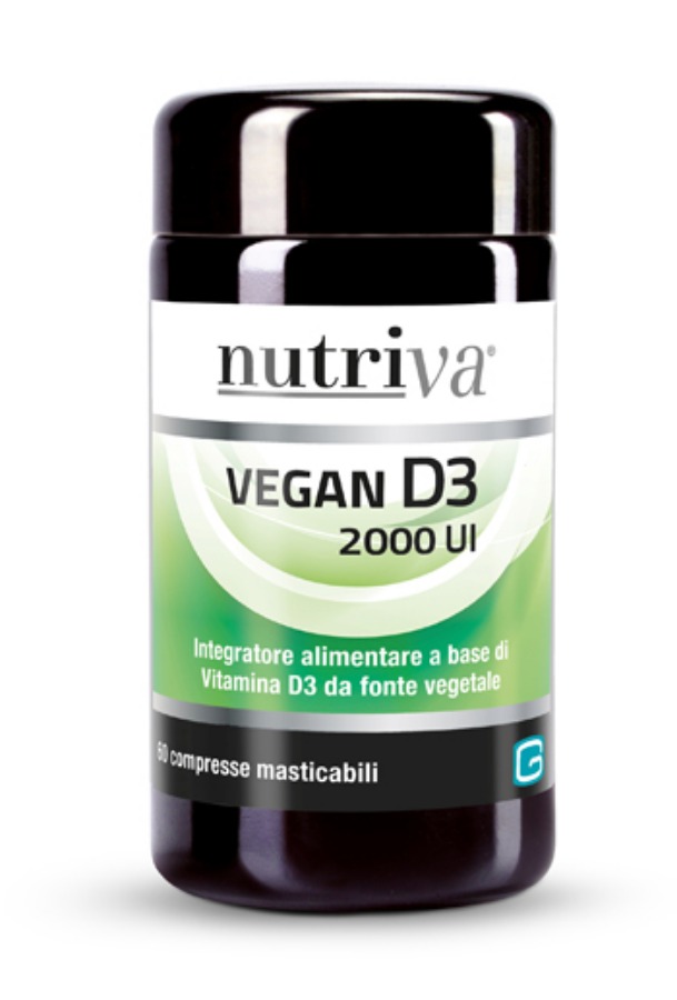 Cabassi Giuriati Nutriva Vegan D3 60 Compresse 2000Ui