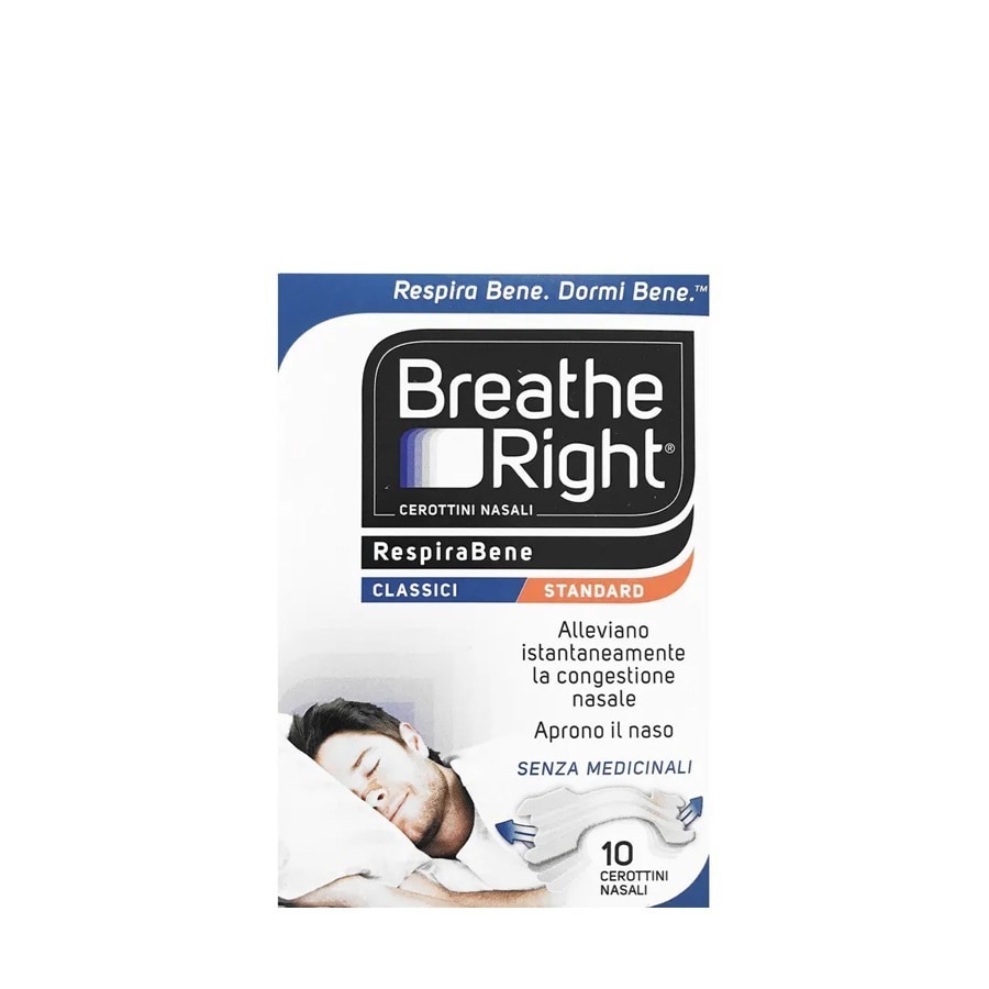 Breathe Right Cerotti Nasali Classici 10 Pezzi