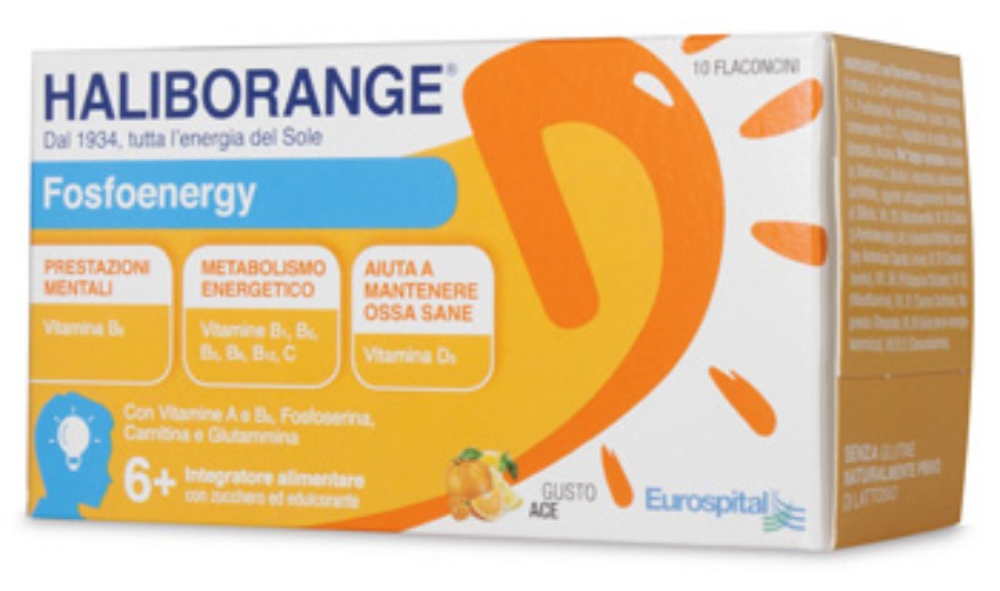 Eurospital Haliborange Fosfoenergy 10 Flaconcini