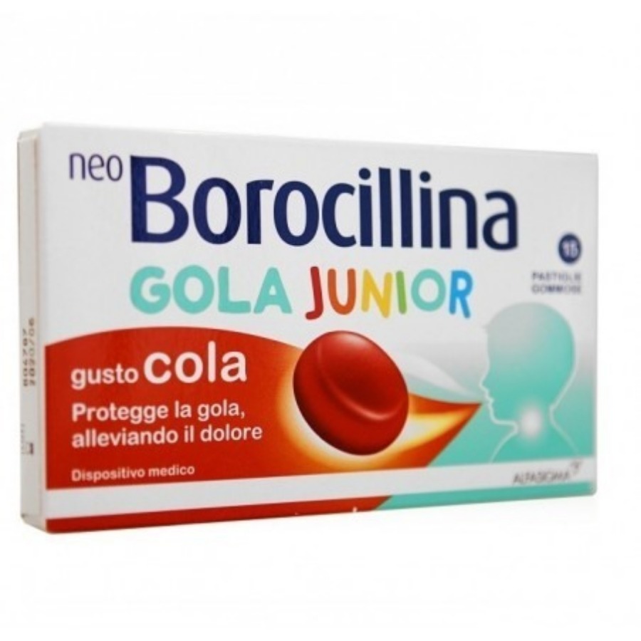 Neoborocillina Gola Junior 15 Pastiglie Cola