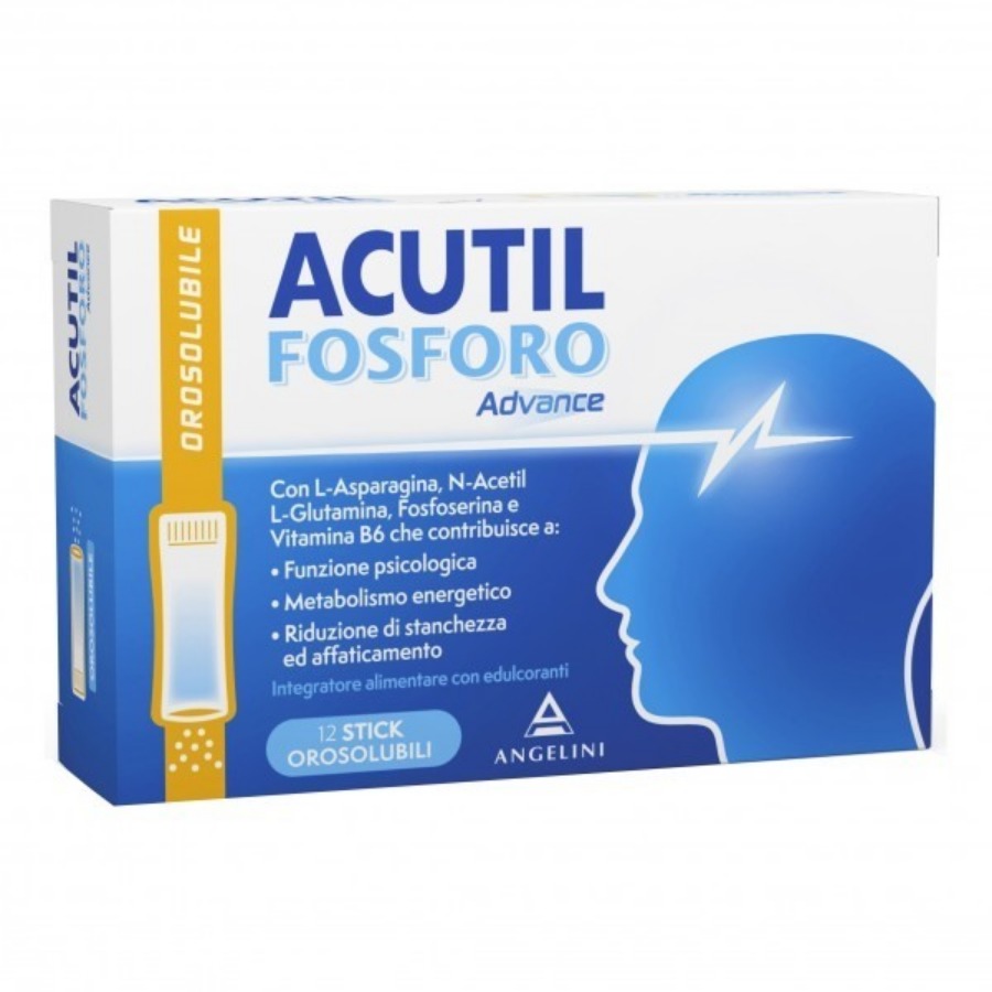 Angelini Acutil Fosforo Advance 12 Stick Orosolubili