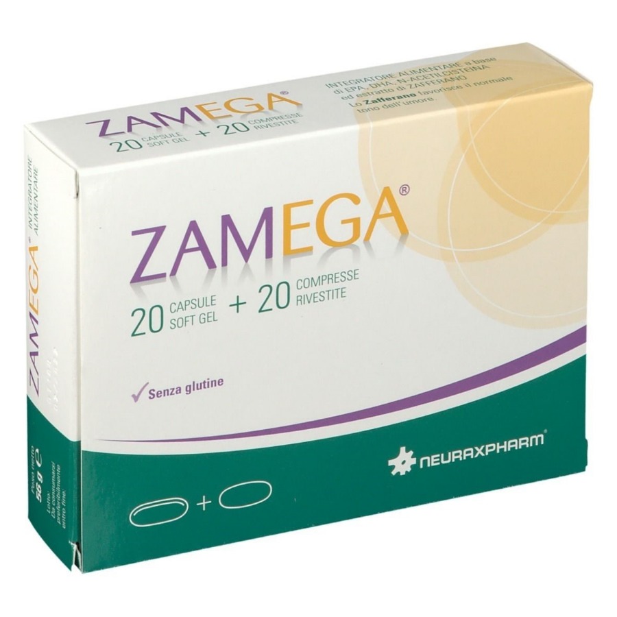 Neuraxpharm Zamega 20 Capsule Softgel + 20Compresse Rivestite