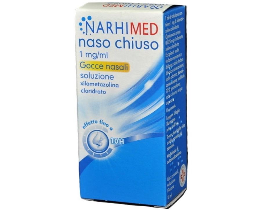 Narhimed Naso Chiuso Gocce Rinologiche 10ml 1mg/ml