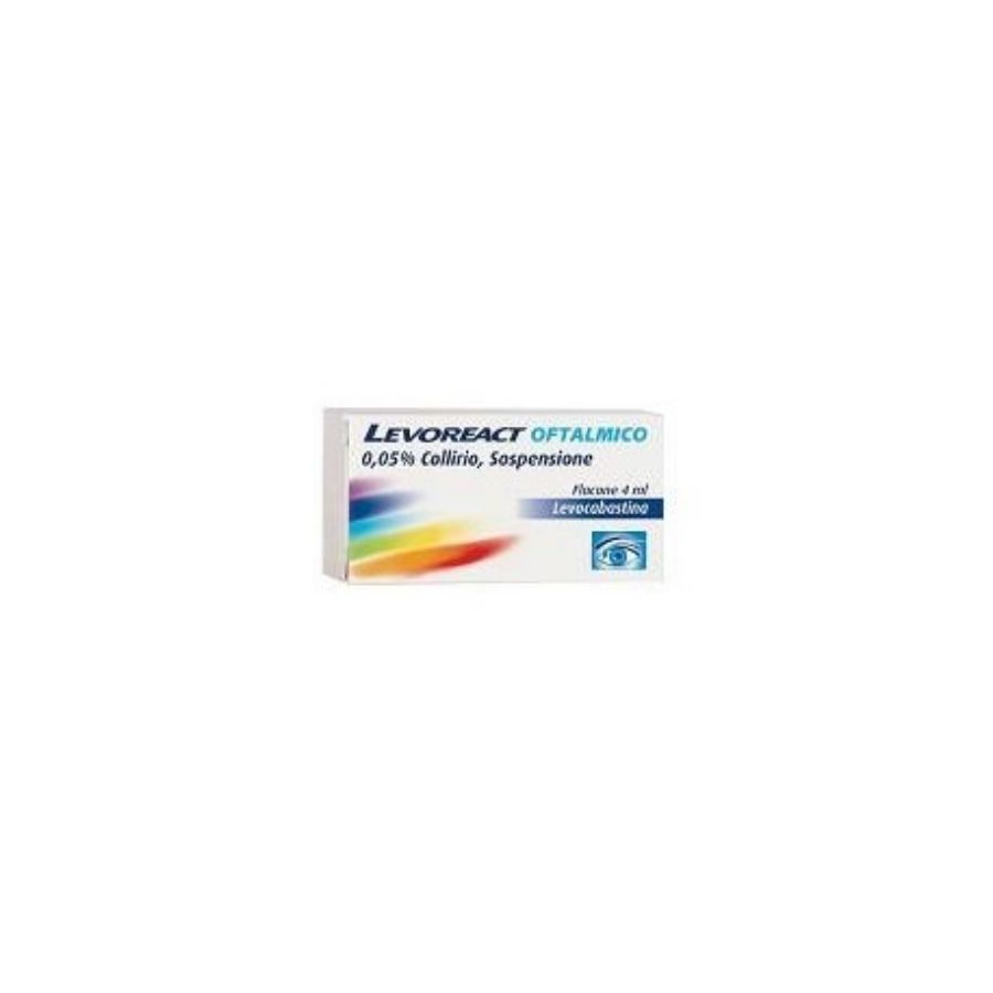 Johnson Johnson Levoreact Oftalmico Collirio Sospensione 0,5mg 4ml