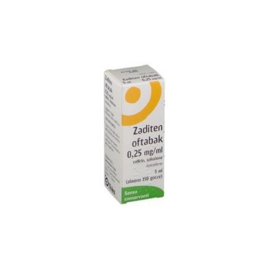 Laboratoires Thea Zaditen Oftabak Collirio 5ml 0,25mg