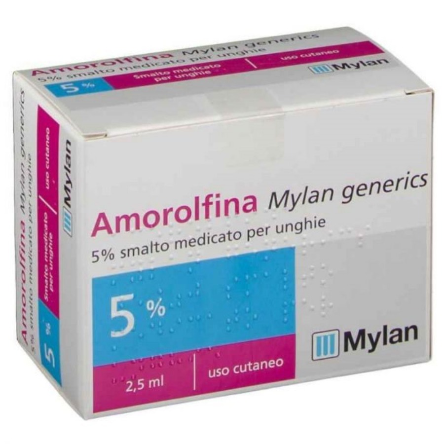 Mylan Amorolfina Mylan Generics 5% Smalto Medicato Per Unghie