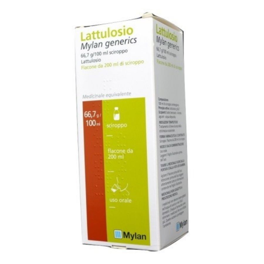 Mylan Lattulosio Mylan Generics Sciroppo 200ml 66,7%