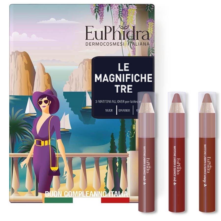 Euphidra Cofanetto Le Magnifiche Tre 02 Nude Orange Red
