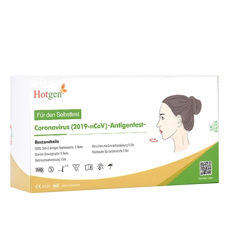 Autotest COVID Kit 5 Tamponi Nasali Rapidi Hotgen