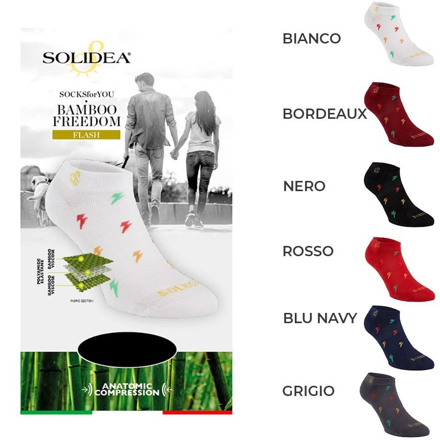 Solidea Socks For You Freedom Flash Blu Navy Taglia L