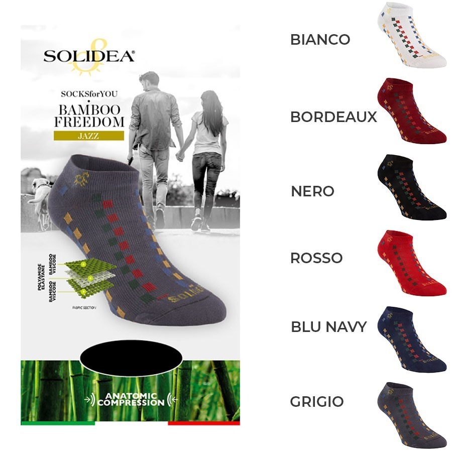 Solidea Socks For You Freedom Jazz Bordeaux Taglia L