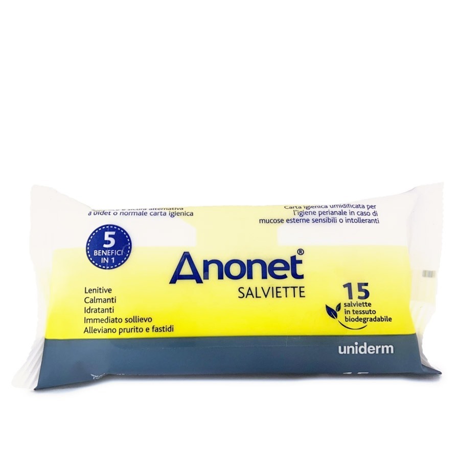 Uniderm Anonet Salviette 15 pezzi