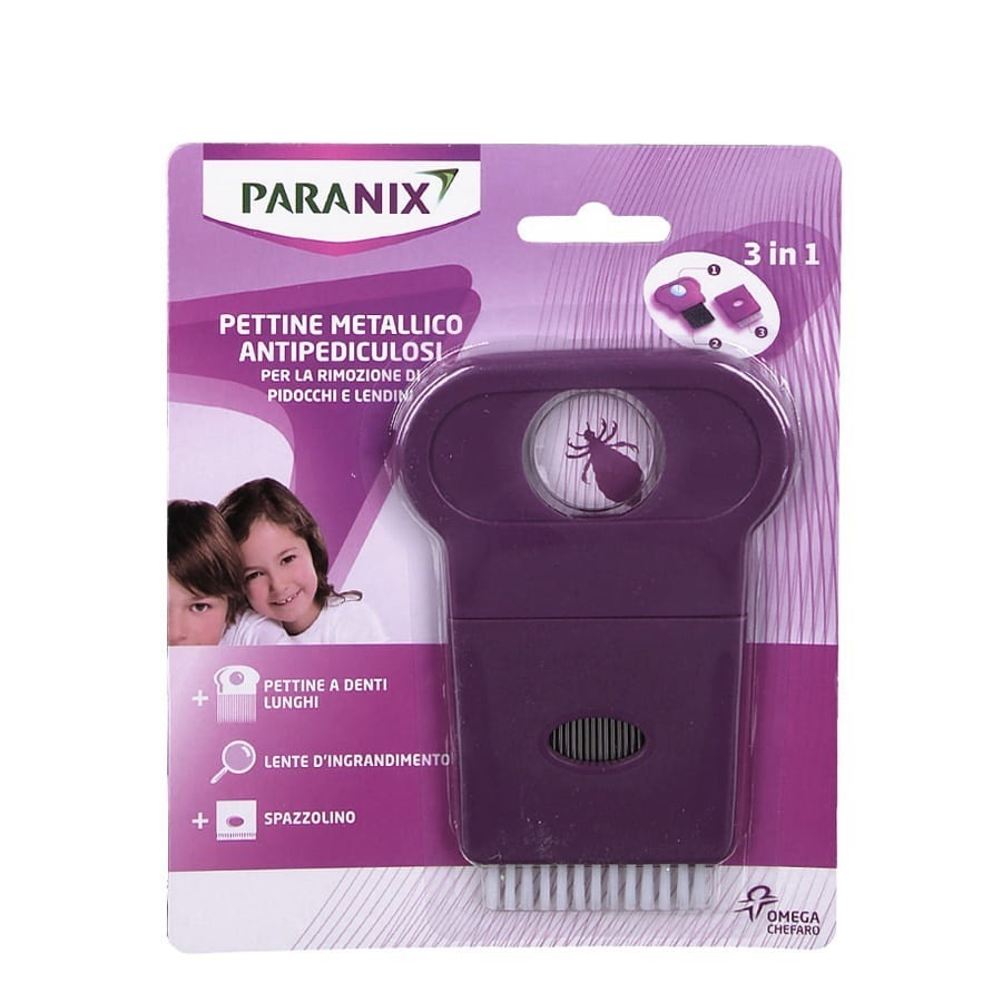 Paranix Pettine Metallico Antipediculosi 3in1