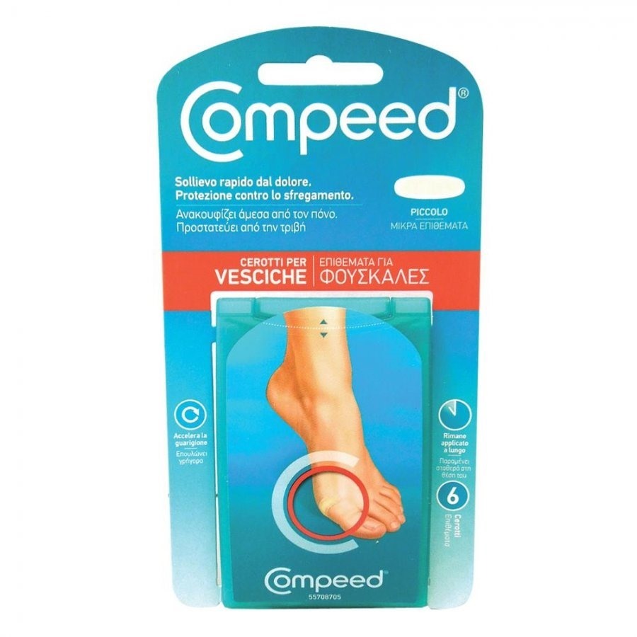 Compeed Cerotto per Vesciche Piccole o Sottili 6 Pezzi