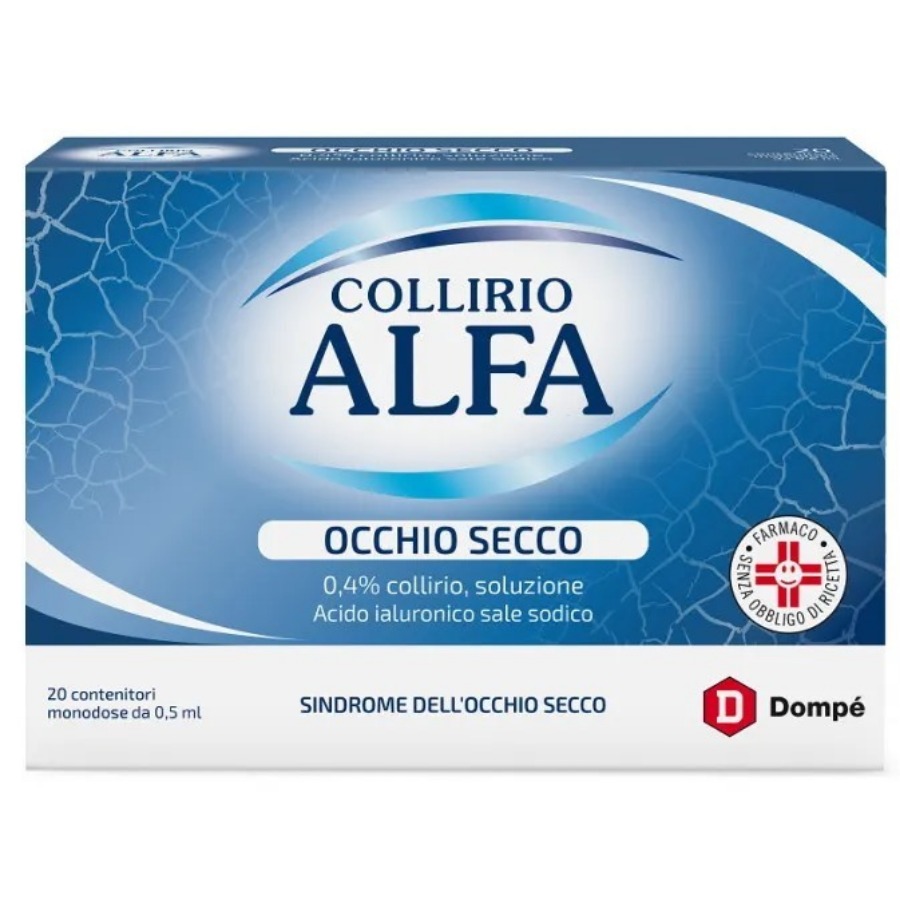 Alfa Collirio Occhio Secco 20 Contenitori Monodose 0,5ml