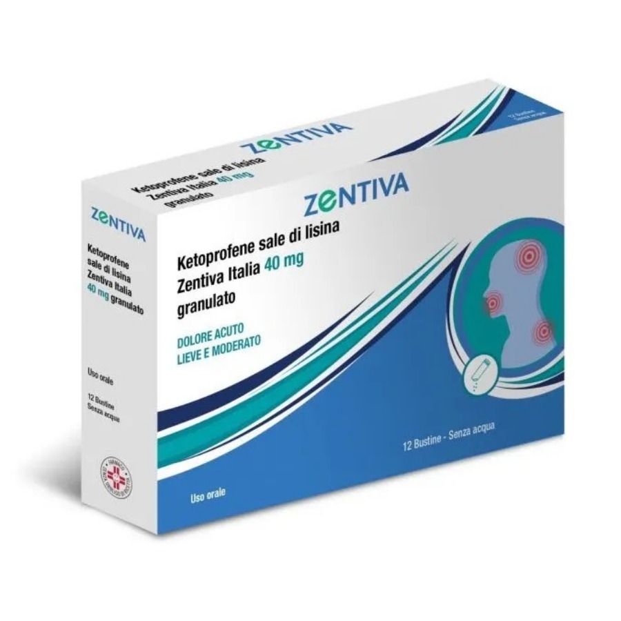 Zentiva Ketoprofene Sale Di Lisina Orale Granulato 12 Bustine 40mg