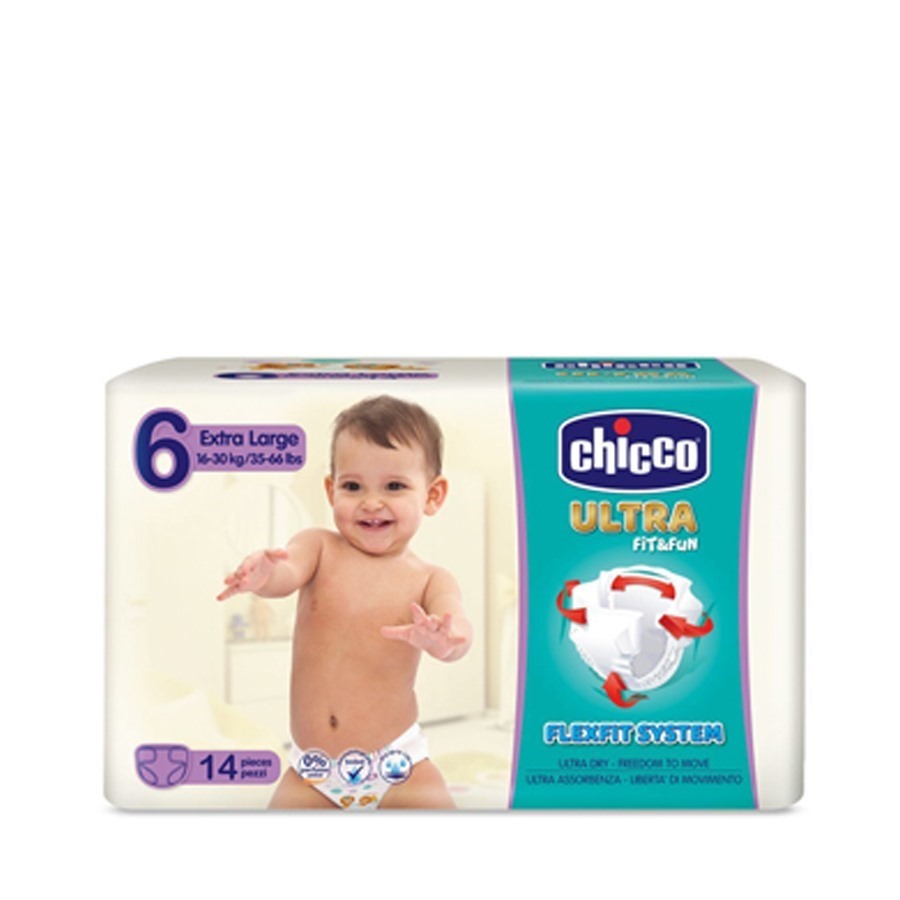 Chicco Pannolino Ultra FitFun Extra Large 14 Pezzi