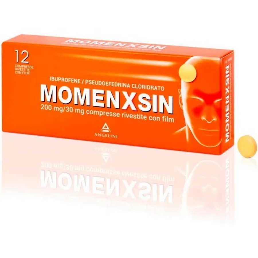 MomenxSin 12 Compresse 200mg+30MG