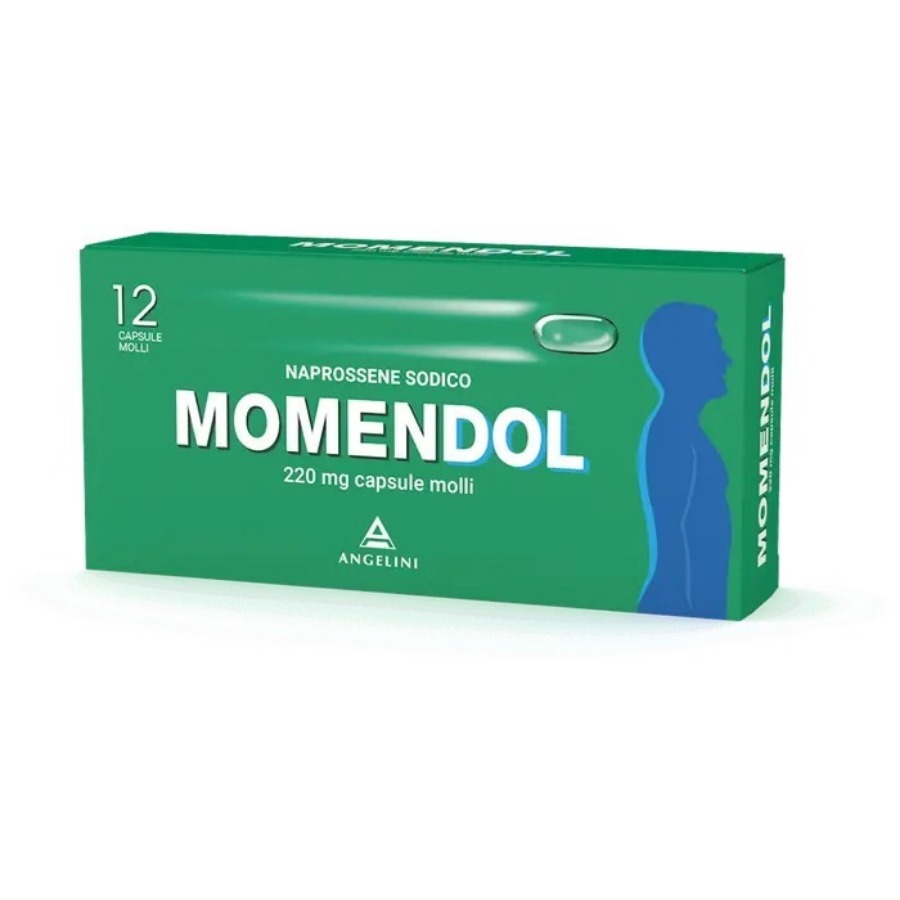 MomenDol 12 Capsule Molli 220mg