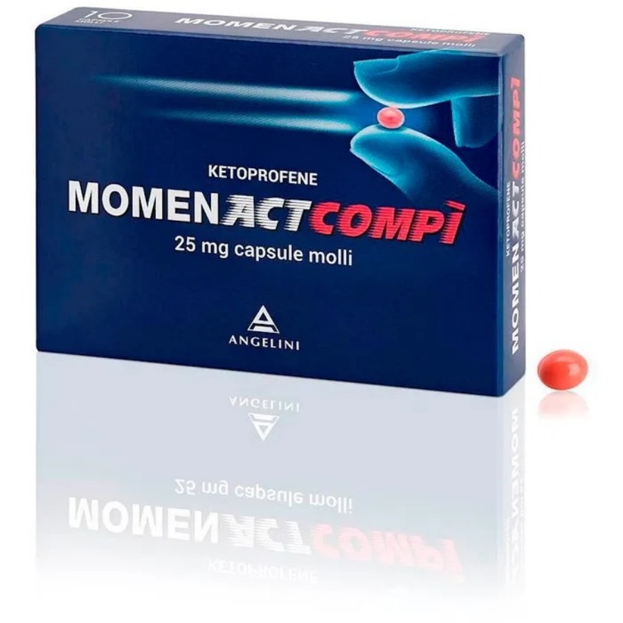 MomenAct Compì Ketoprofene 10 Capsule 25mg