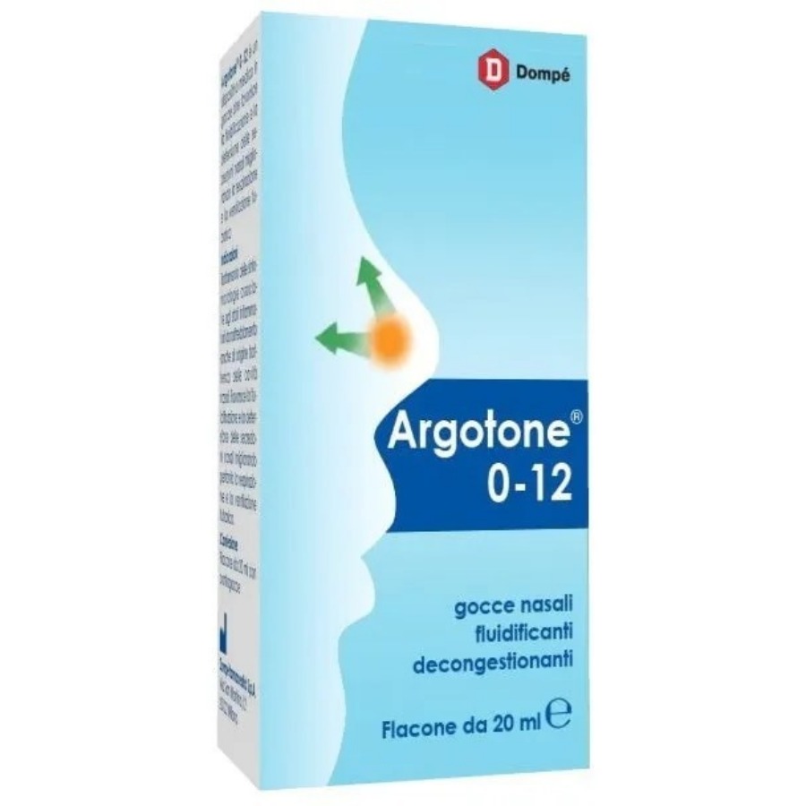 Argotone 0-12 Gocce Nasali Fluidificanti Decongestionanti 20ml