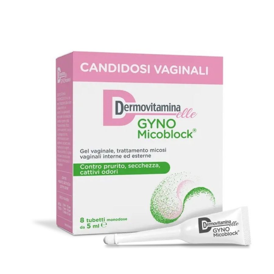 Dermovitamina Gynomicoblock Gel vaginale 8 tubetti monodose da 5ml