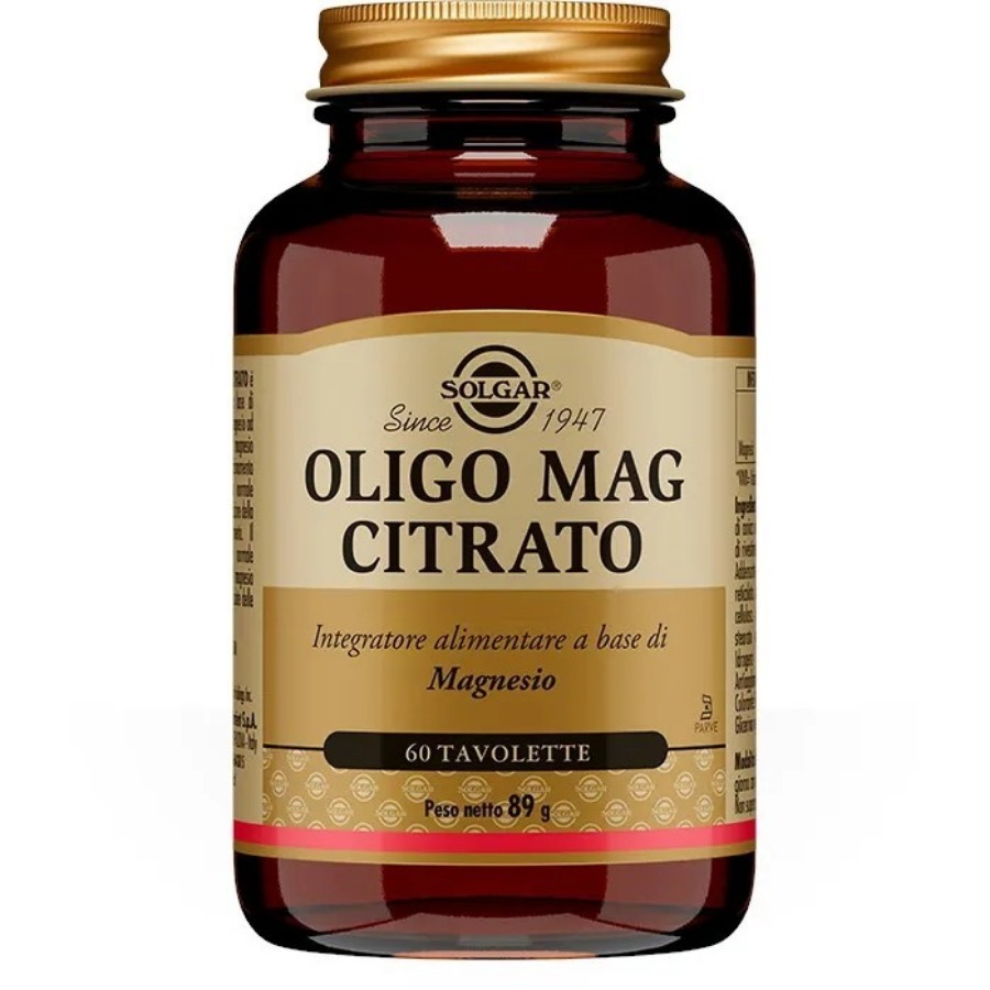 Solgar Oligo Mag Citrato 60 Tavolette