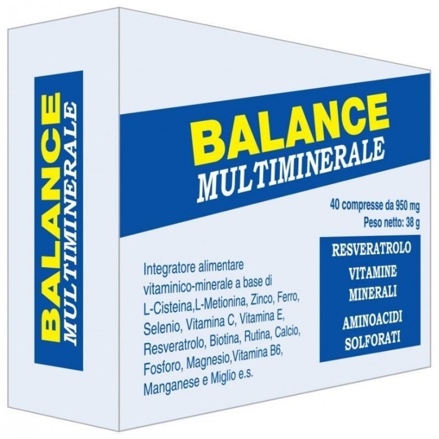 Quality Farmac Balance Multiminerale 40 Compresse