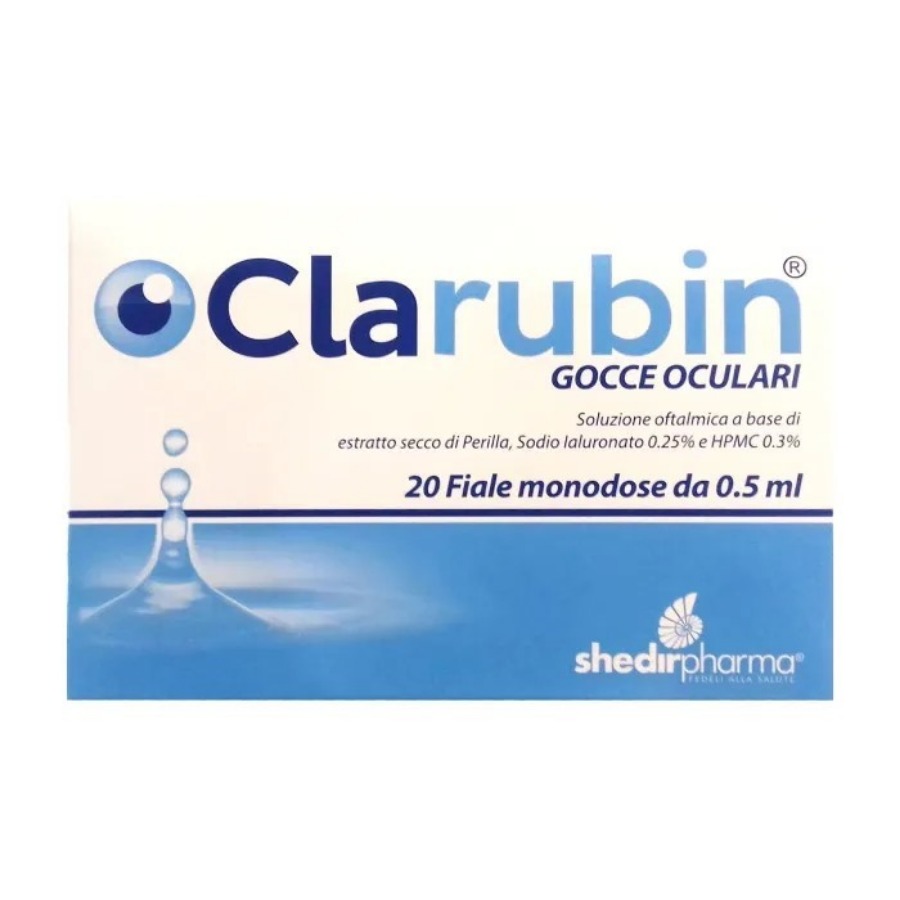 Shedir Clarubin Gocce Oculari 20 Flaconcini Monodose