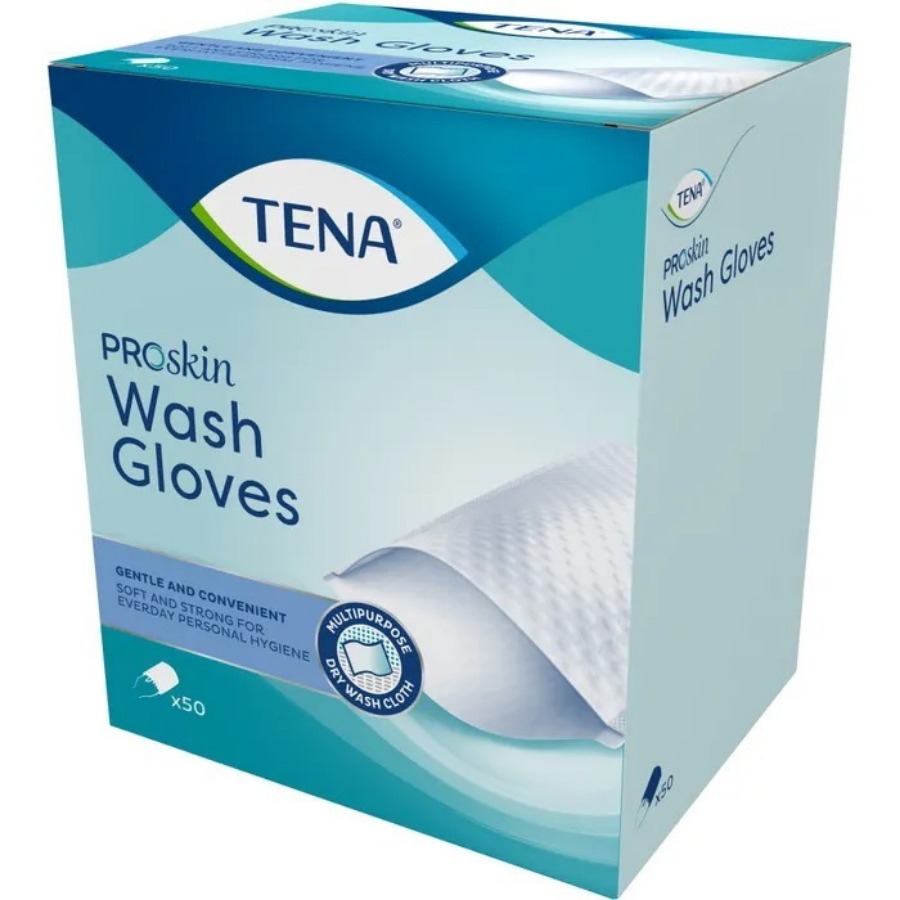 Essity Tena Wash Glove 50 Pezzi