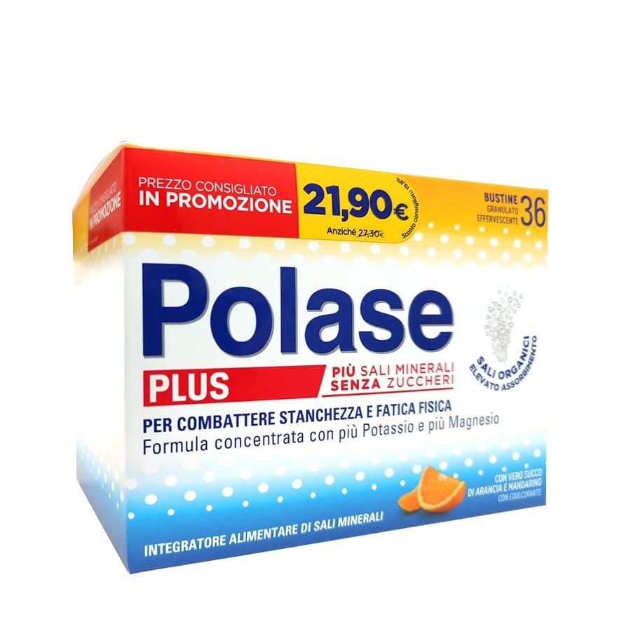 Polase Plus Gusto Arancia Senza Zuccheri 36 Bustine PROMOZIONE