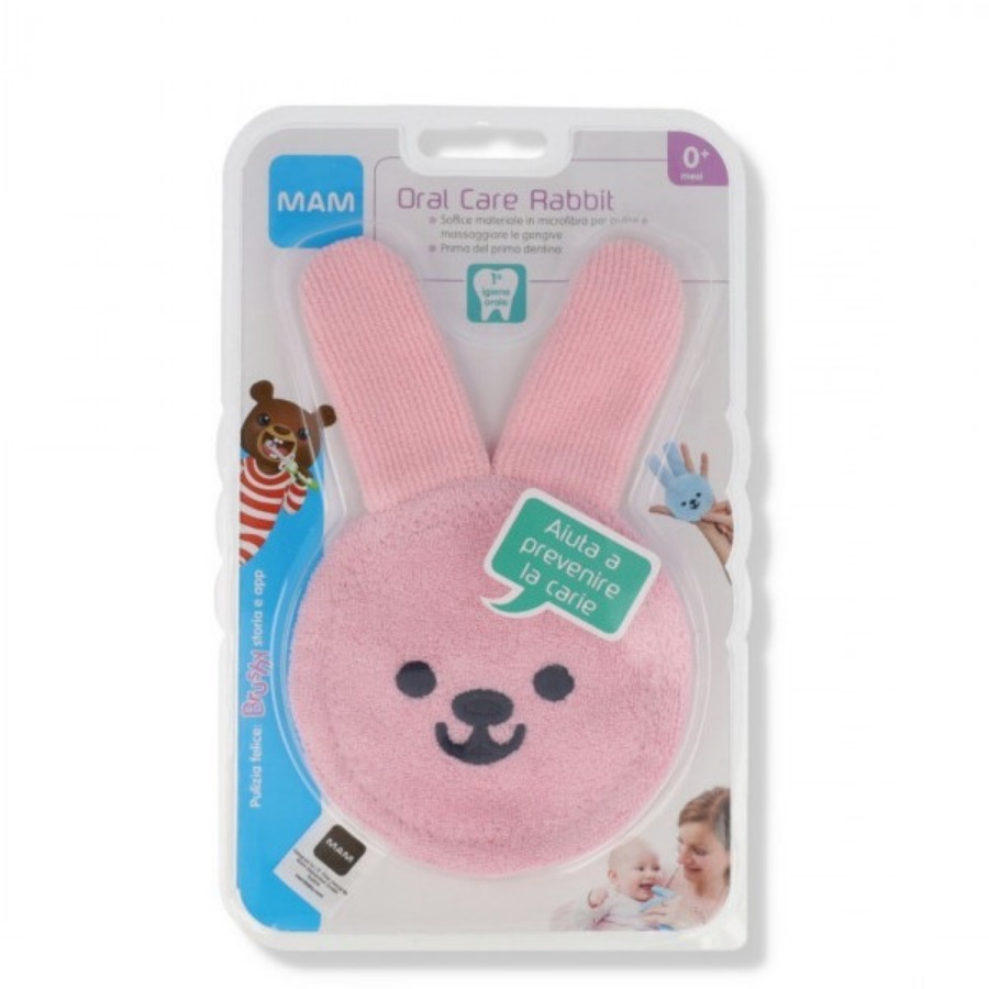 Mam Guanto Microfibra Rabbit Rosa