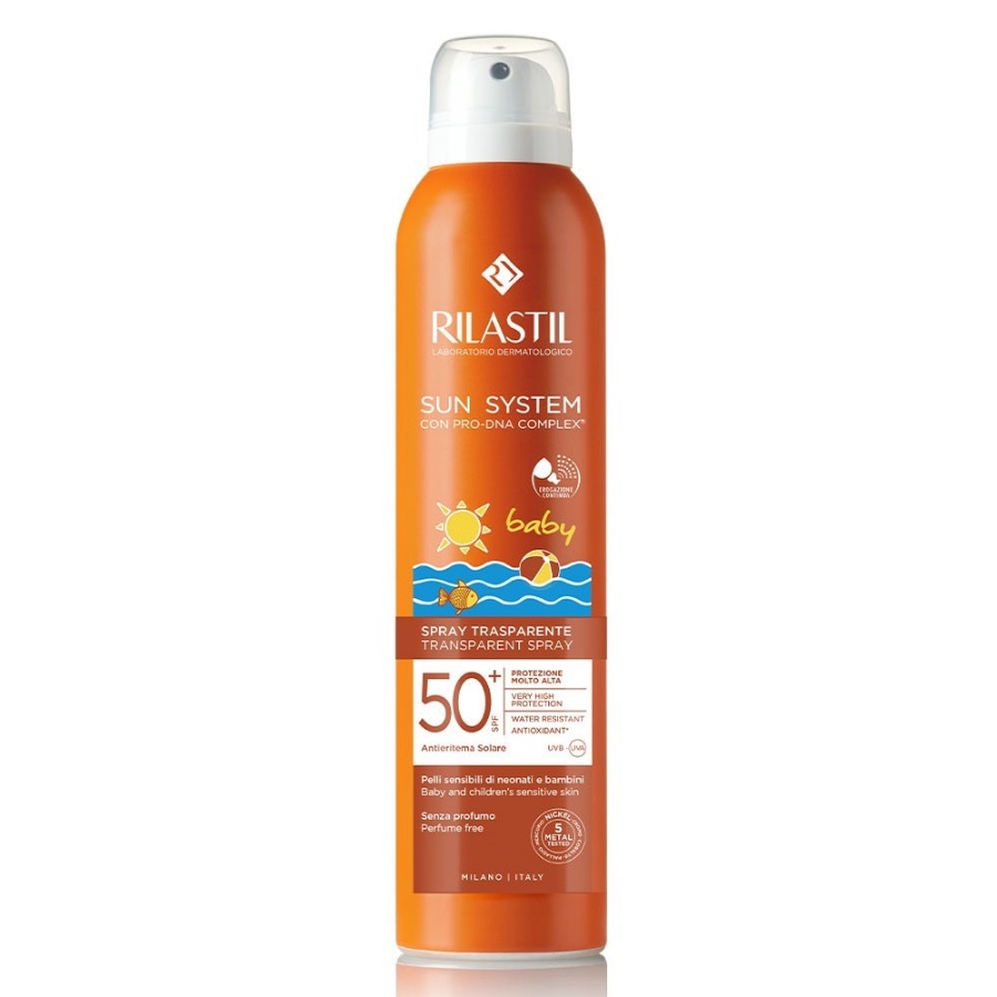 Rilastil Sun System Baby Spray Trasparente SPF50+ 200ml