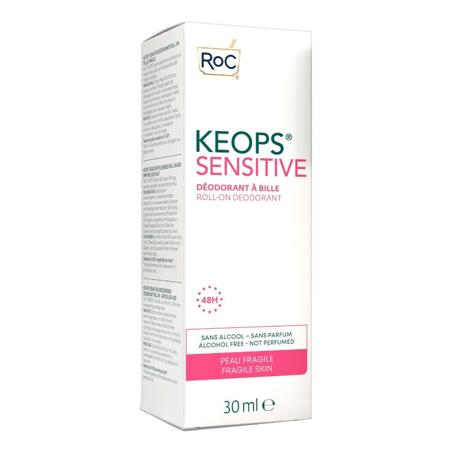 Roc Keops Deodorante Roll-On 48H Pelle Sensibile