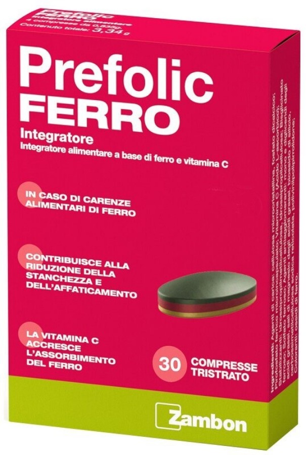 Zambon Prefolic Ferro 30 Compresse