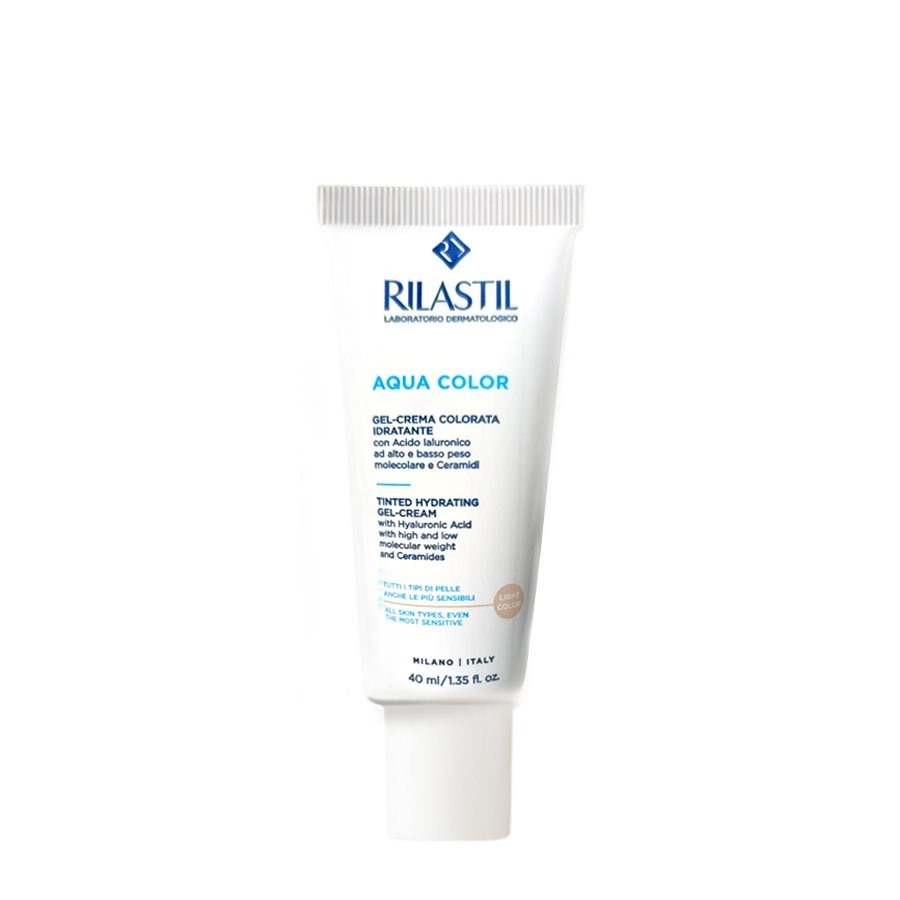 Rilastil Aqua Color Gel Crema Colorata Idratante Light Color 40ml