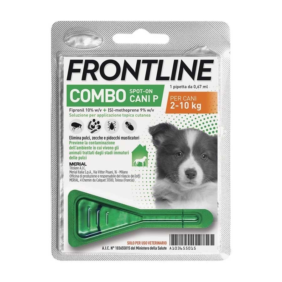 Frontline Combo Spot On Cani piccoli 2-10Kg 1 pipetta da 0,67ml