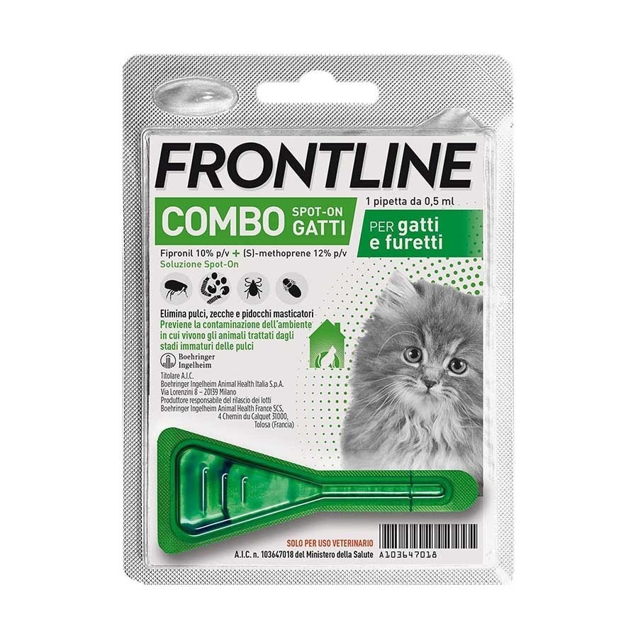 Frontline Combo Gatti Pipetta Singola