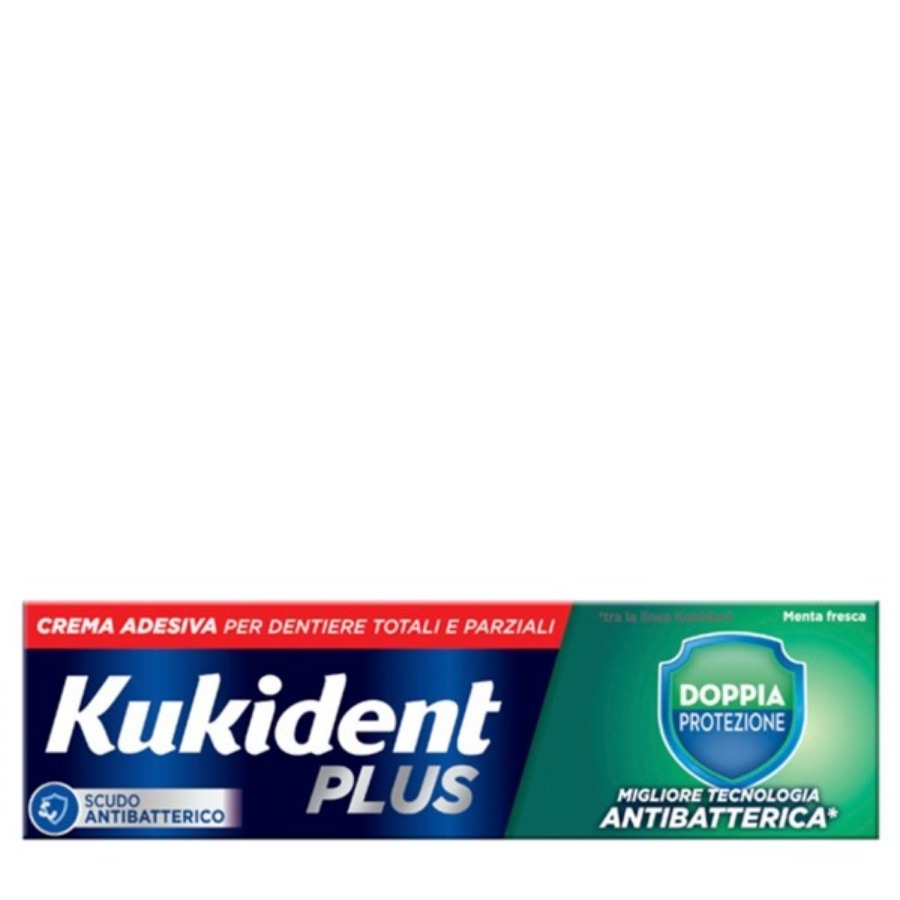 Kukident Crema Adesiva Doppia Protezione 40gr