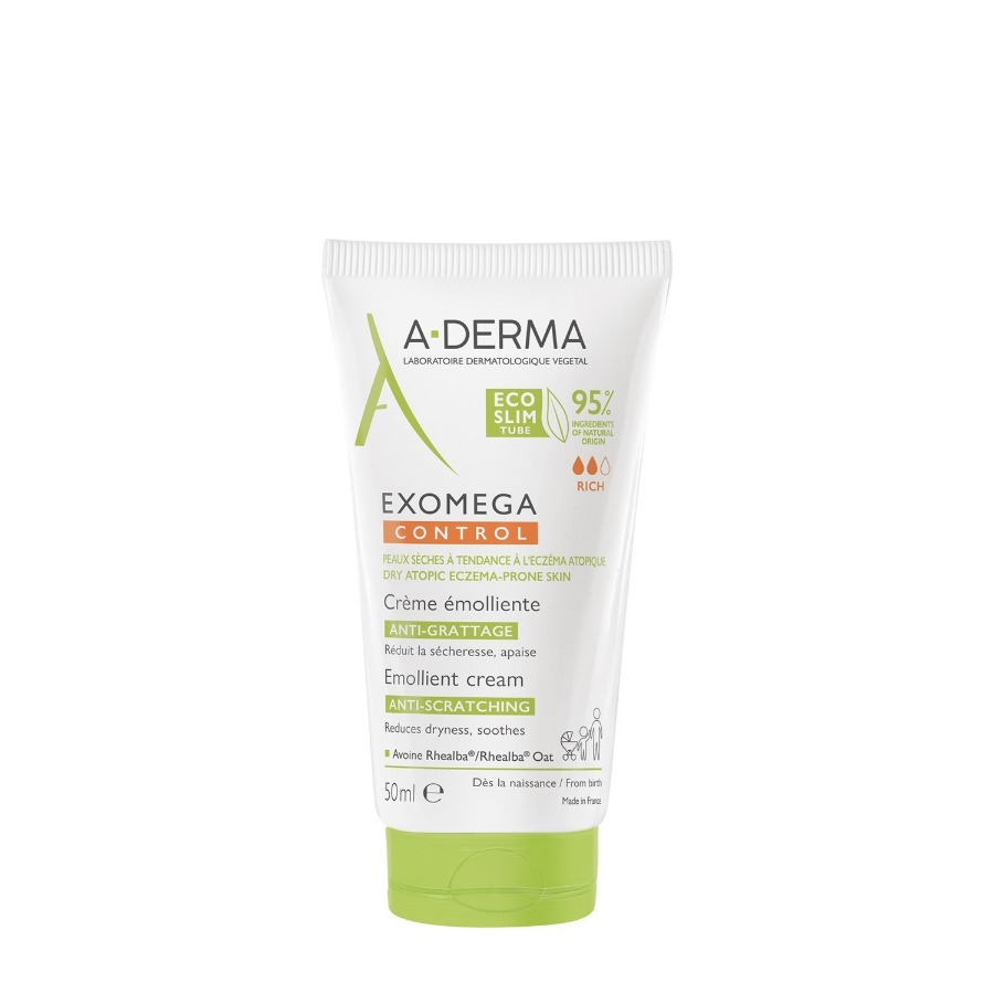 Aderma Exomega Control Crema Emolliente Pelli Secche 50ml