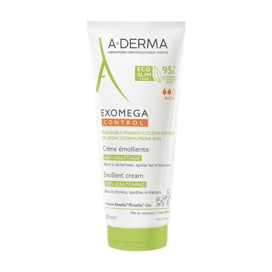 Aderma Exomega Control Crema Emolliente Pelli Secche 200ml