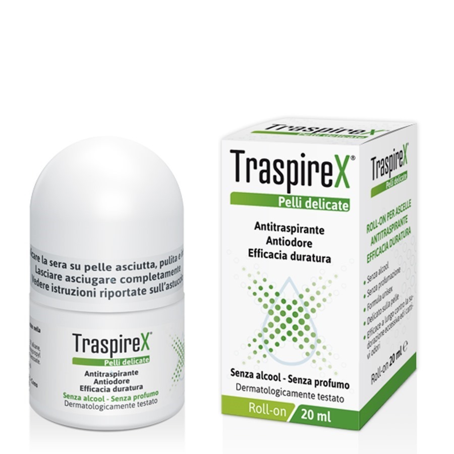 Traspirex Pelli Delicate Deodorante Roll On 20ml