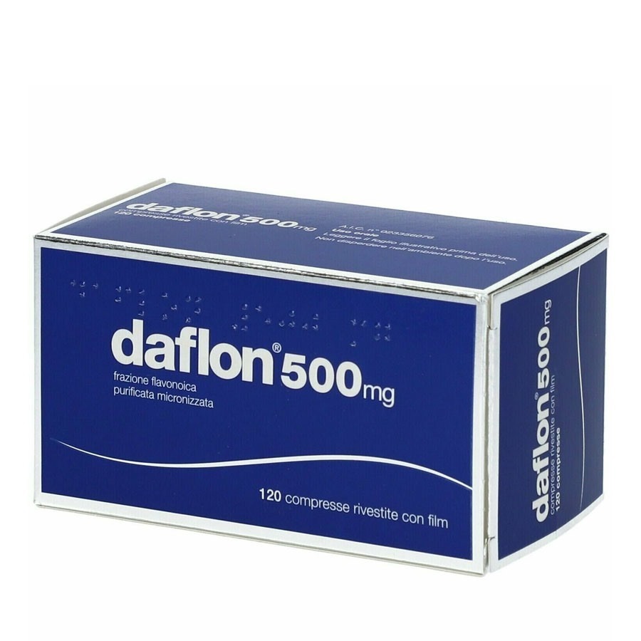 Daflon 500mg Flavonoidi Vasoprotettore 120 Compresse Rivestite